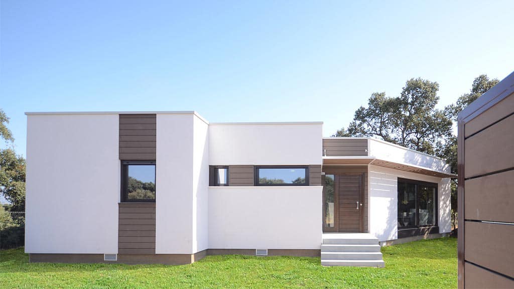Fachadas minimalistas - Canexel - Casas de madera
